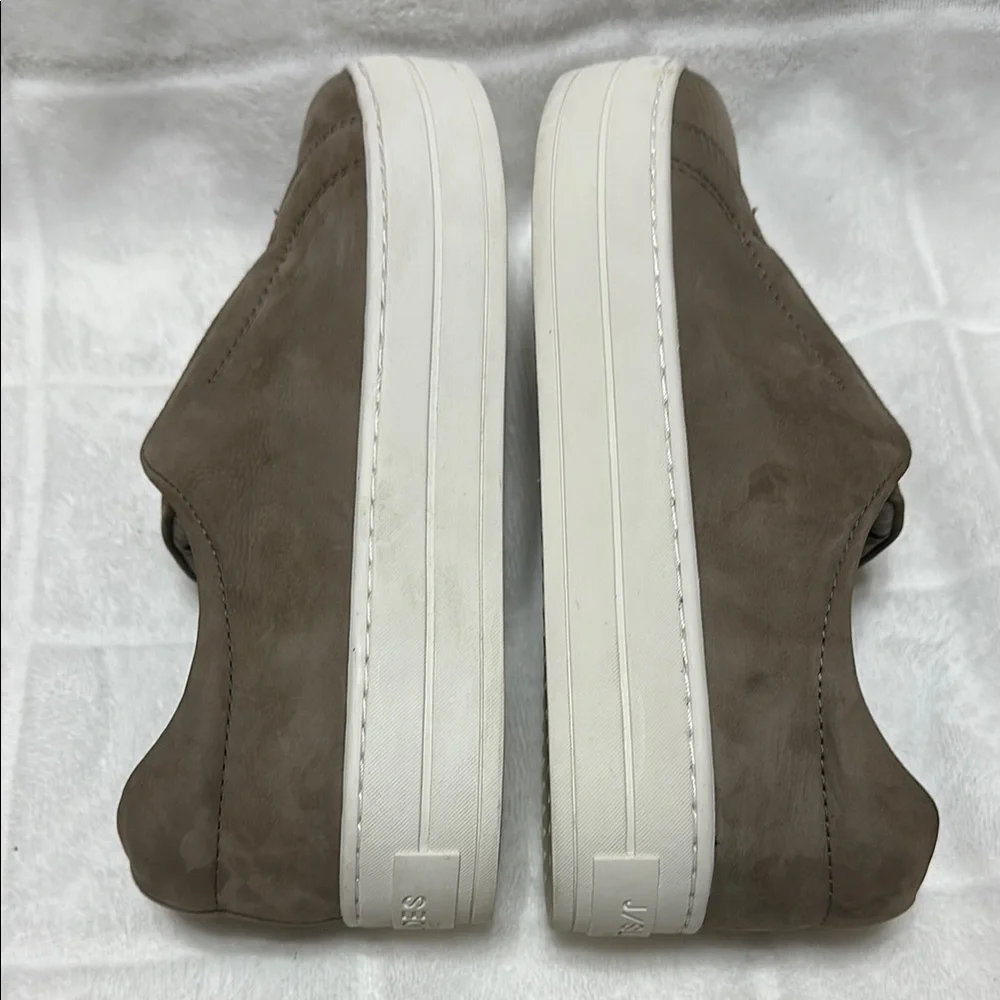 J/SLIDES‎ Tan and White Platform Sneakers